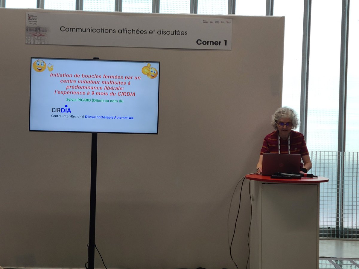 Présentation des résultats du 1er centre libéral proposant initiation de pompe et de boucle fermée CIRDIA. En vie réelle TIR amélioré de 56 à 73% à 6 mois. <a href="/DocSylviePicard/">Sylvie PICARD</a> <a href="/fenarediam/">Fenarediam</a> <a href="/SFDiabete/">SFDiabète</a> #SFD2024
