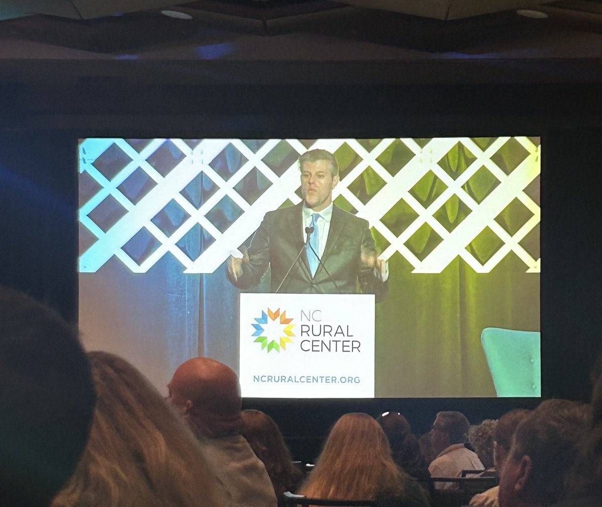 An impassioned address by ⁦@KodyKinsley⁩ on the benefits of Medicaid expansion in NC - & especially the positive impacts on rural NC - Kody also managed to name check Brevard, as any good ⁦@BrevardCollege⁩ alum should - ⁦@NCRuralCenter⁩ #RuralSummit