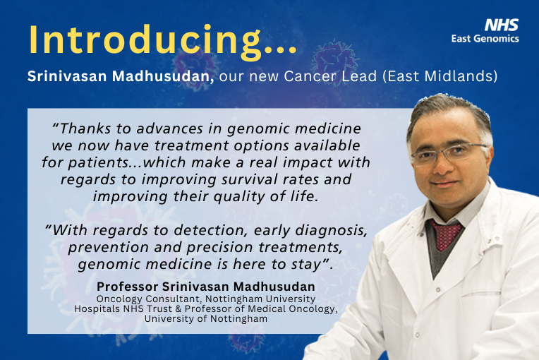 NHS East Genomics tweet media