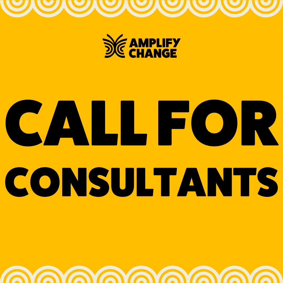 AmplifyChange is seeking a consultant or team of consultants to carry out a review of our Partnership Grants. Call open until 3 April 2024. For more information, check out our Jobs page: i.mtr.cool/bzlcuvtpri