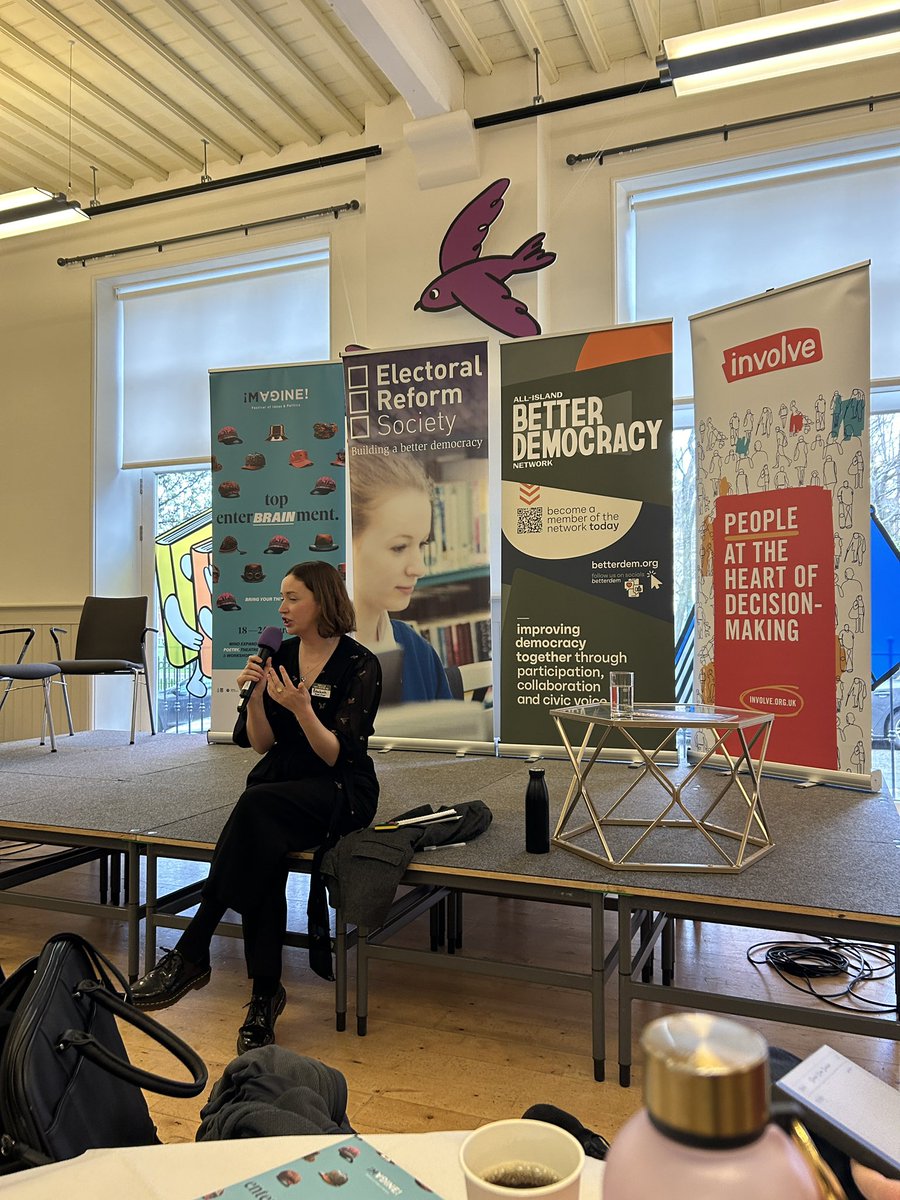 Very happy to be back in Belfast today at @ImagineBelfast. @electoralreform are supporting the launch of the All Island Democracy Network, a really great new initiative for collaboration in the sector.