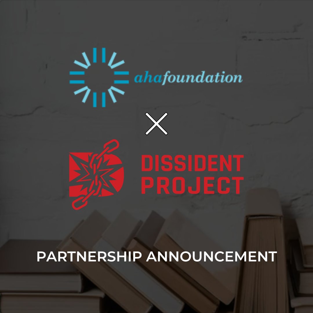 We are thrilled to announce the collaboration between AHA Foundation and @DissidentProj! We are dedicated to educating high schoolers about the vital role of free speech in safeguarding democracy. We look forward to empowering the next generation of thinkers and leaders.
