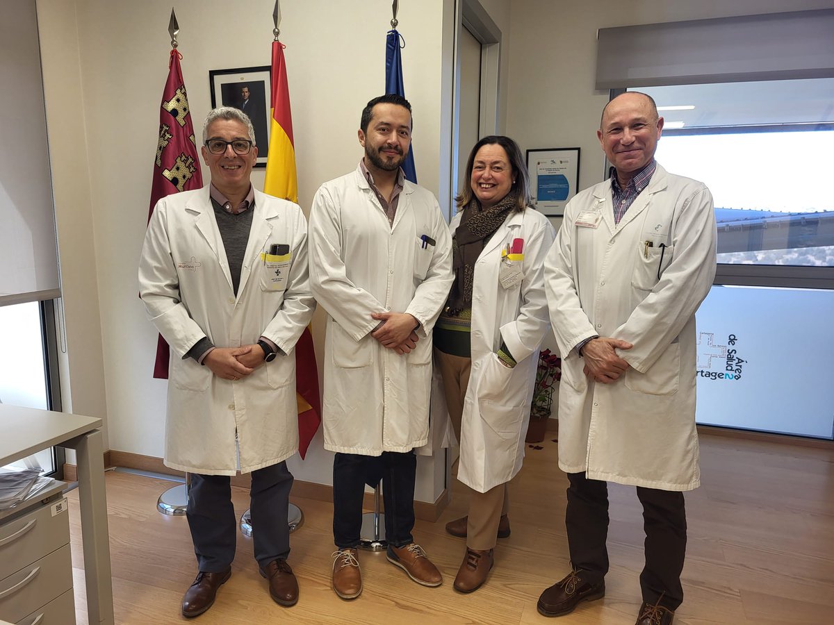 Damos la bienvenida a nuestro nuevo jefe de sección de Cirugia Pediátrica en el Hospital Santa Lucía, Paulo Yesid  Reyes Ríos, y le deseamos en su nueva andadura profesional.
<a href="/Murciasalud/">Murciasalud</a> <a href="/AytoCartagenaES/">Ayuntamiento de Cartagena</a> <a href="/AytoMazarron/">Ayto. Mazarrón</a> <a href="/fuentealamo/">Ayto. Fuente Álamo de Murcia</a> #LaUnion <a href="/neonatoshusl/">Neonatología HUSL CT</a>