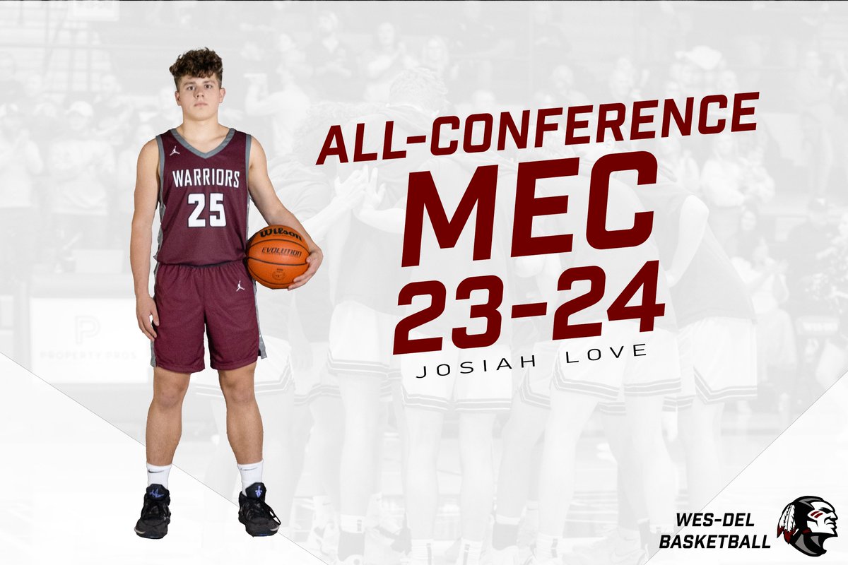 Warrior Basketball (@wd_basketball) on Twitter photo Congratulations to Josiah Love for being selected All-Conference this season! We a proud of you! Big things ahead for Josiah.
@WD_Athletics <a href="/WesDelSchools/">Wes-Del Community Schools</a>
#Family Congratulations to Josiah Love for being selected All-Conference this season! We a proud of you! Big things ahead for Josiah.
@WD_Athletics <a href="/WesDelSchools/">Wes-Del Community Schools</a>
#Family