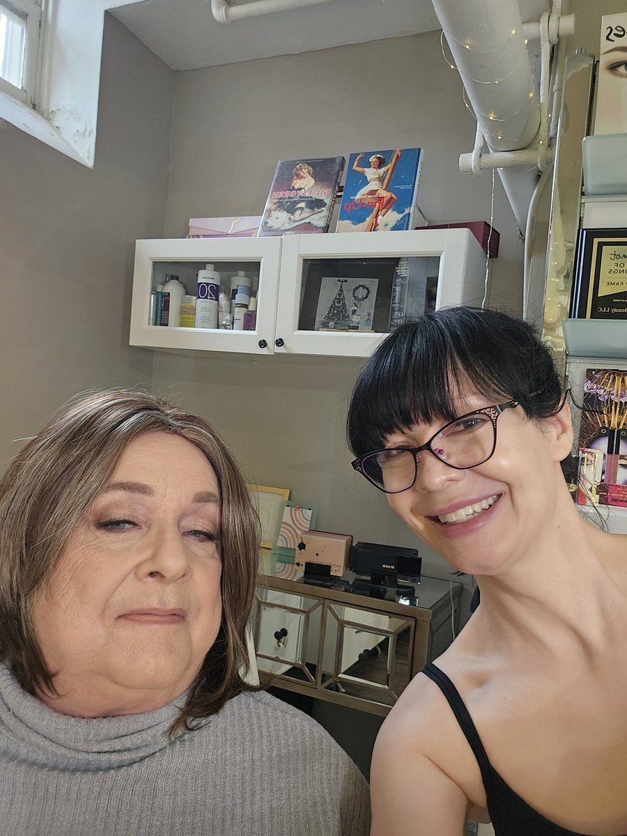 I had a makeover by my friend Betsy at Luminous Beauty.