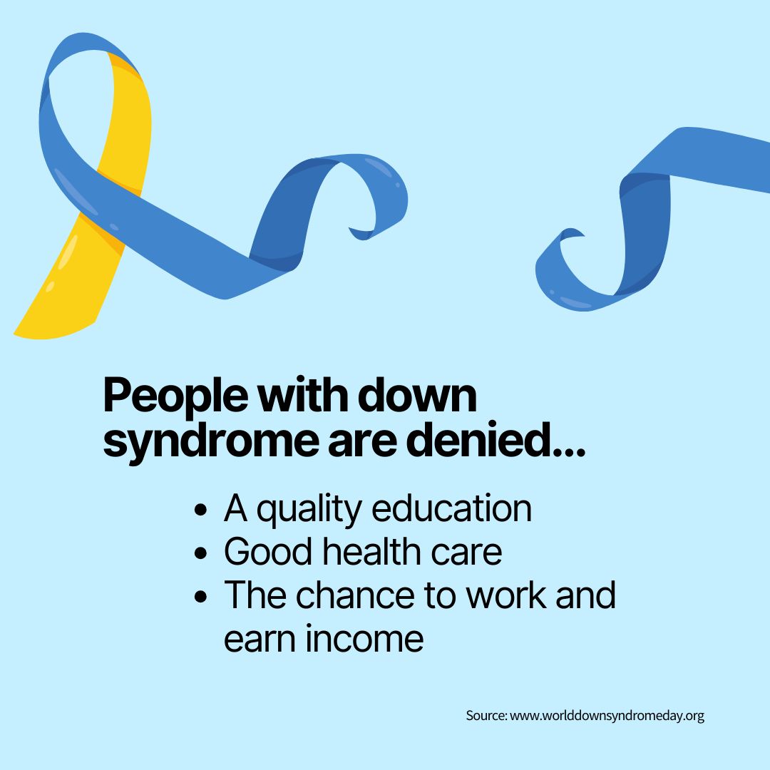 Today, we are reminded that efforts must be made to ensure that Black children with Down syndrome have access to the same opportunities as everyone else. We celebrate today by supporting the rights & inclusion of our children with Down syndrome worldwide 🌎 #downsyndromeday