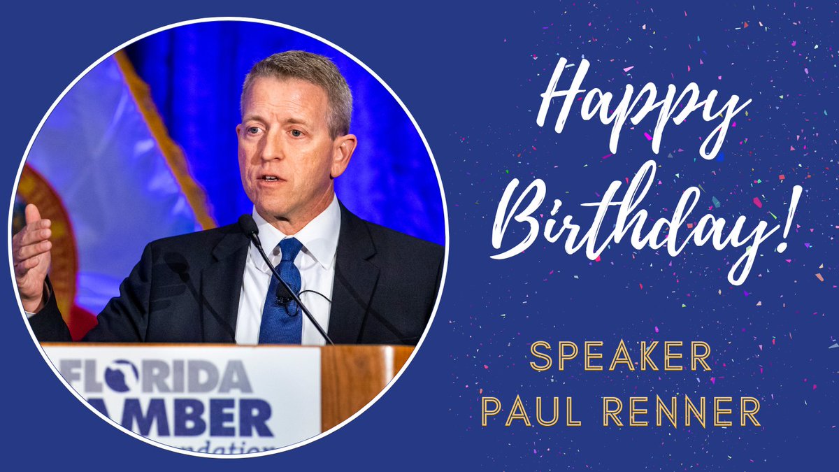 Happy Birthday, Speaker @Paul_Renner! 🎉