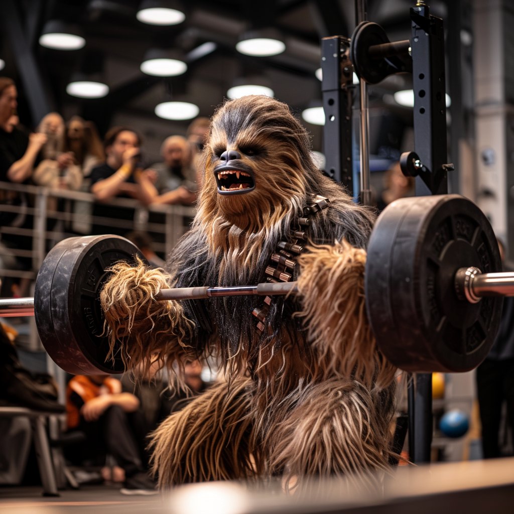 MagicStudio's tweet image. May the Strength be with You. 🏋🏻‍♂️
#StarWars