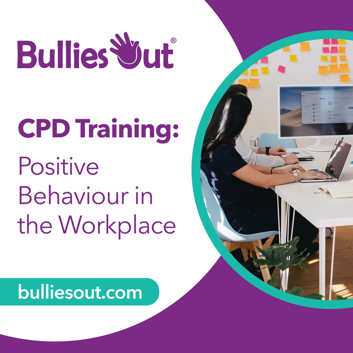 💡 Positive Behaviour in the Workplace helps you understand the fundamentals of workplace bullying and harassment 🔗 bulliesout.com/what-we-do/tra… #training #skills #workplacebullying #respect #support #CPD