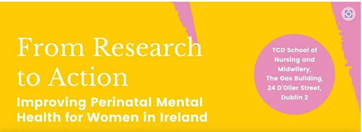 Conference co-hosted by the @NWCI and @TCD_TCMCR 📅 Wednesday 1st May 10.30am-2.00pm Location TCD School of Nursing & Midwifery 24 D'Olier Street D02 T283 To register for event shorturl.at/luBHR #perinatalmentalhealth @TCD_SNM @Womens_Aid @tcddublin @PPI_Ignite_TCD