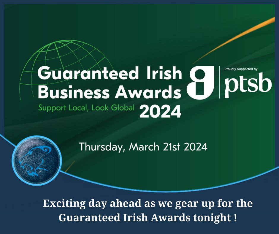 Exciting day ahead as we gear up for the Guaranteed Irish Awards tonight . Manguard Plus is in line once again for awards , having won for the past two years. Here’s to three in a row! #GIBA2024 #ProfessionalServices #FamilyRunBusiness