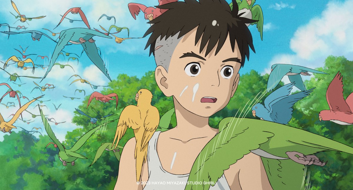 NetflixES's tweet photo. Seguimos celebrando la vuelta de Hayao Miyazaki de la mejor forma posible. ‘El chico y la garza’, de Studio Ghibli, llegará a Netflix ✨ https://t.co/rQGgDI3mlp