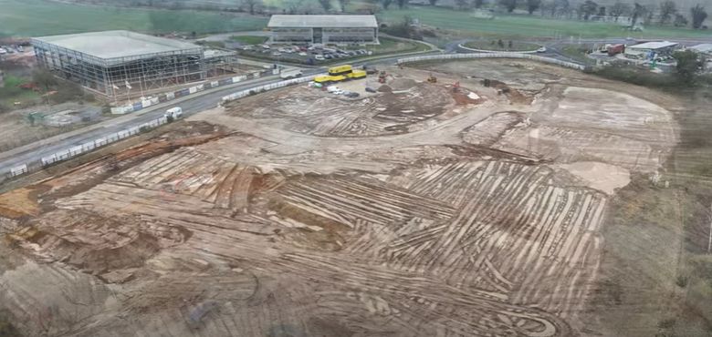 Great to see work is progressing on the new Leisure Quarter at Suffolk Business Park. We've provided Civil and Structural Engineering design services for the new @CostaCoffee and @McDonaldsUK developments. We've also delivered highway infrastructure to this zone of the park.