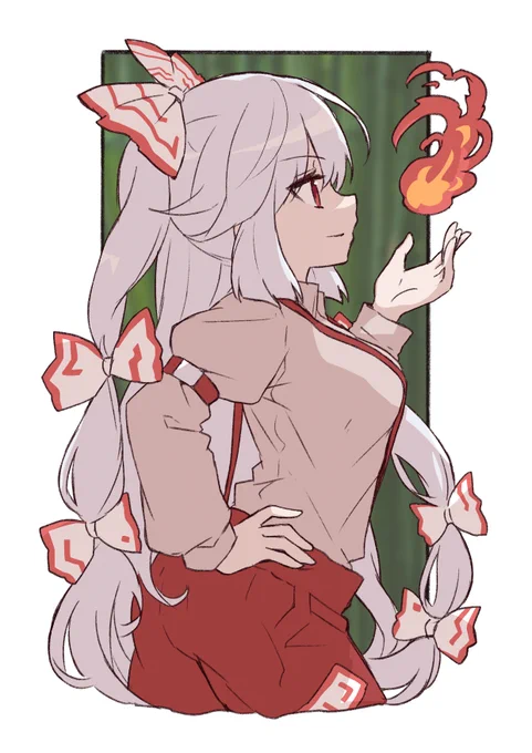 もこー#東方Project #藤原妹紅 
