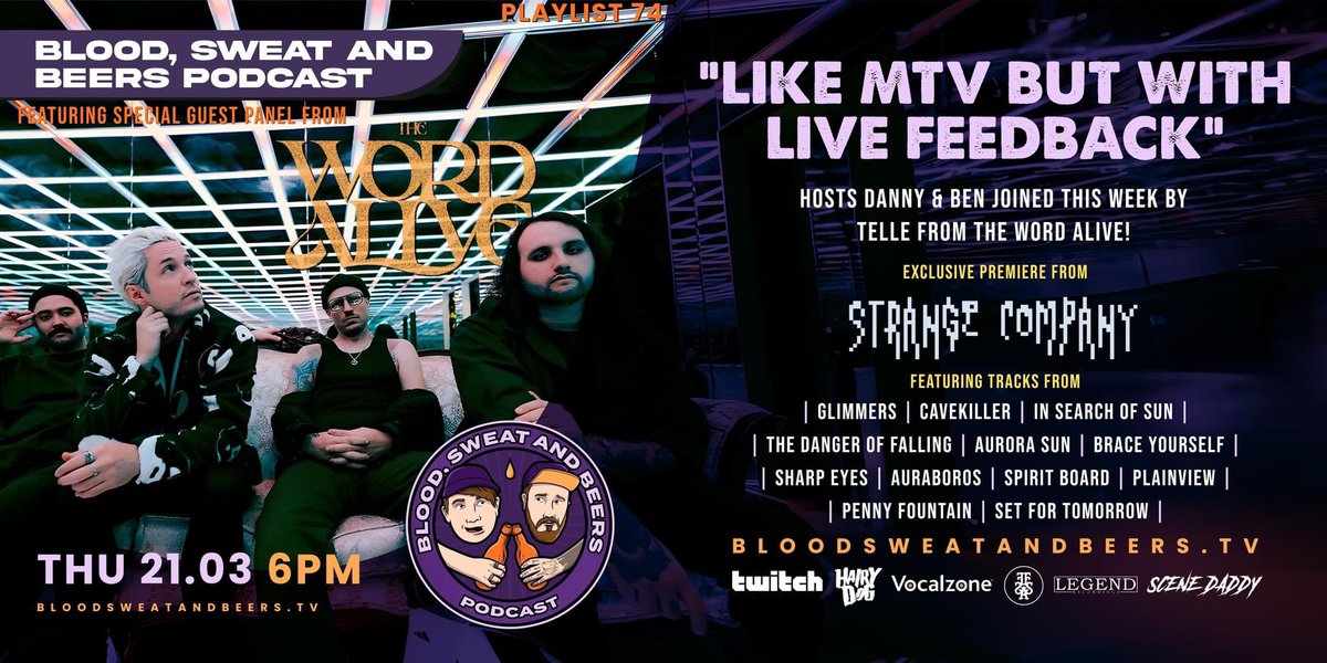 PlainView (@plainviewmi) on Twitter photo We are going to be featured on @bsbshowofficial today at 6pm UK Time (2pm EST)! Be sure to tune in to their Twitch channel and show the love. The special guest today is the incredible <a href="/telletwa/">Telle Smith</a> from <a href="/TheWordAlive/">THE WORD ALIVE</a>! We are going to be featured on @bsbshowofficial today at 6pm UK Time (2pm EST)! Be sure to tune in to their Twitch channel and show the love. The special guest today is the incredible <a href="/telletwa/">Telle Smith</a> from <a href="/TheWordAlive/">THE WORD ALIVE</a>!