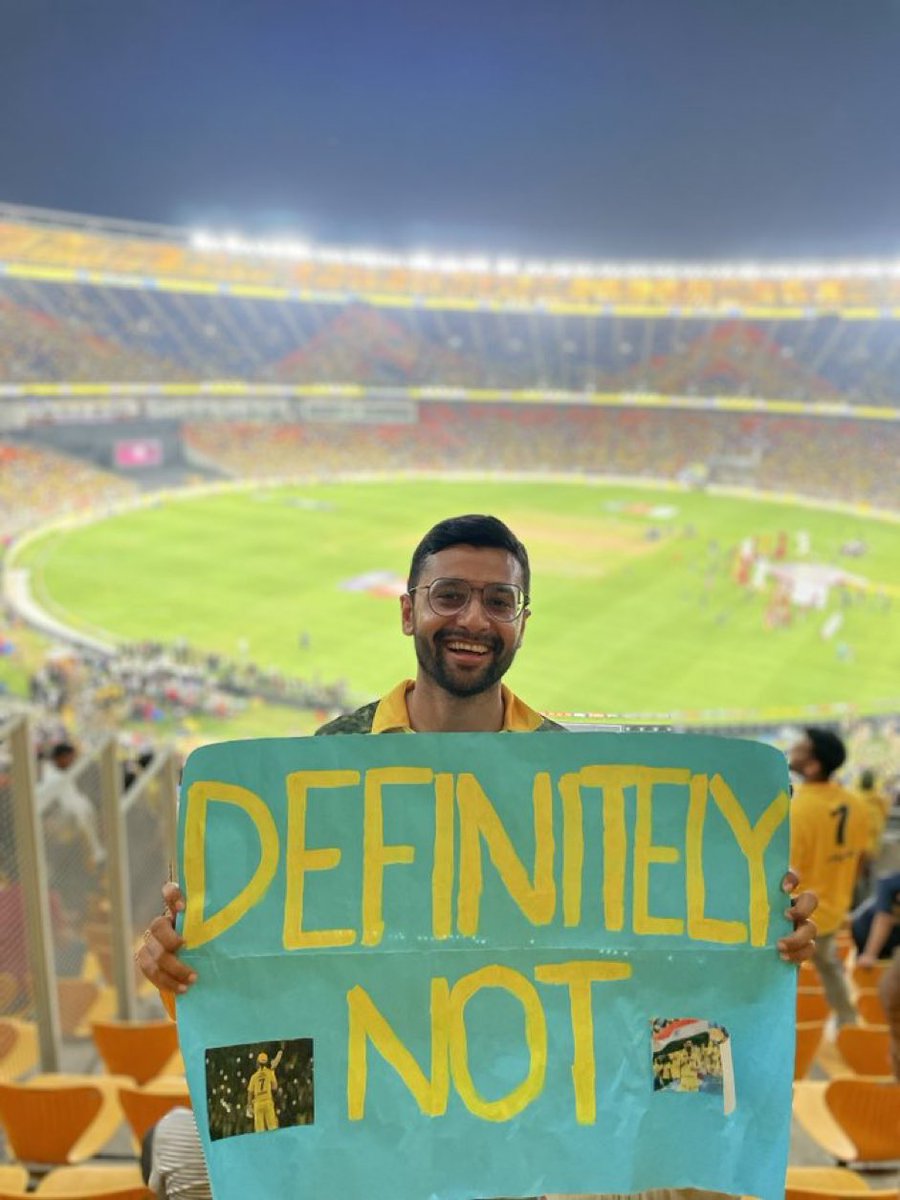 dhotedhulwate's tweet image. So this ended up being MS Dhoni’s last match as CSK captain 🥹

And what a match it was for his last match as a captain.

Lucky to have been present on those 3 nights of IPL 2023 Final.

#CricketTwitter #IPL2023Final #MSDhoni #IPL