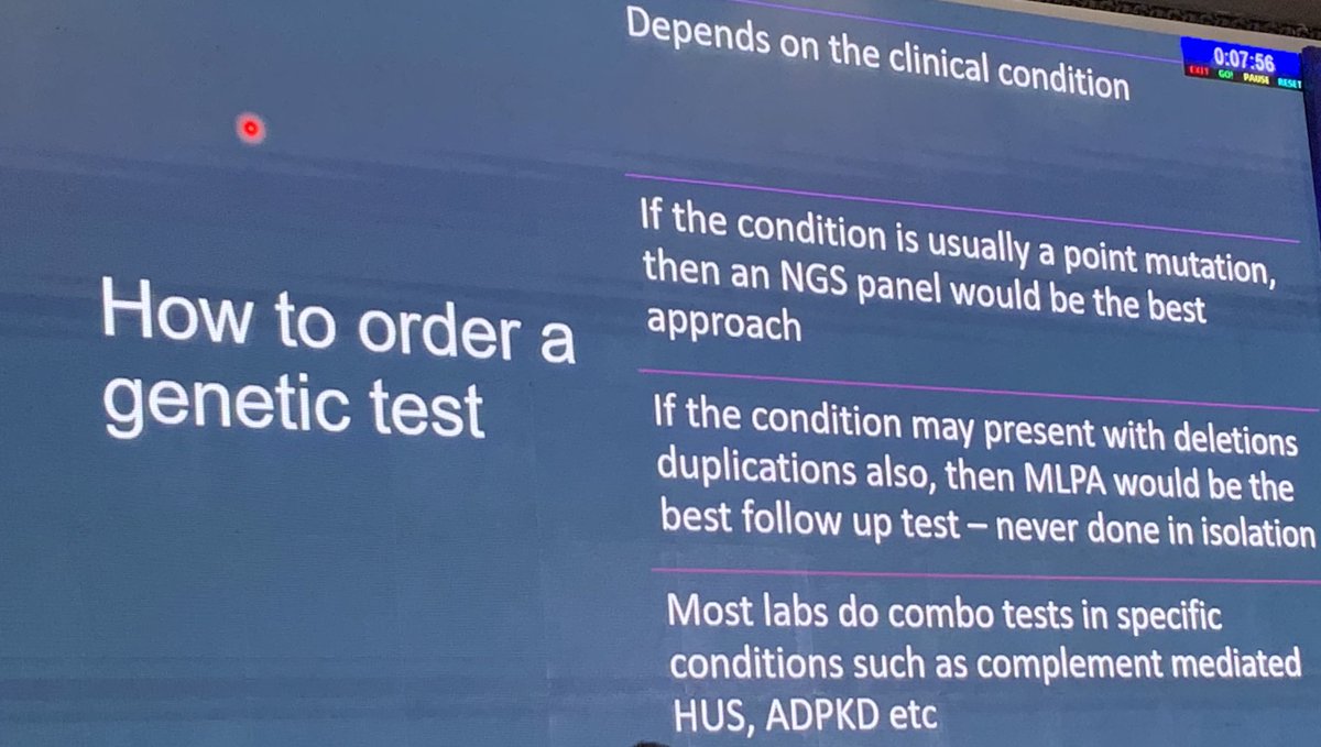 ✅ point mutation —> NGS Panel would be the best approach ✅ deletions and duplications —> MLPA would be the best approach