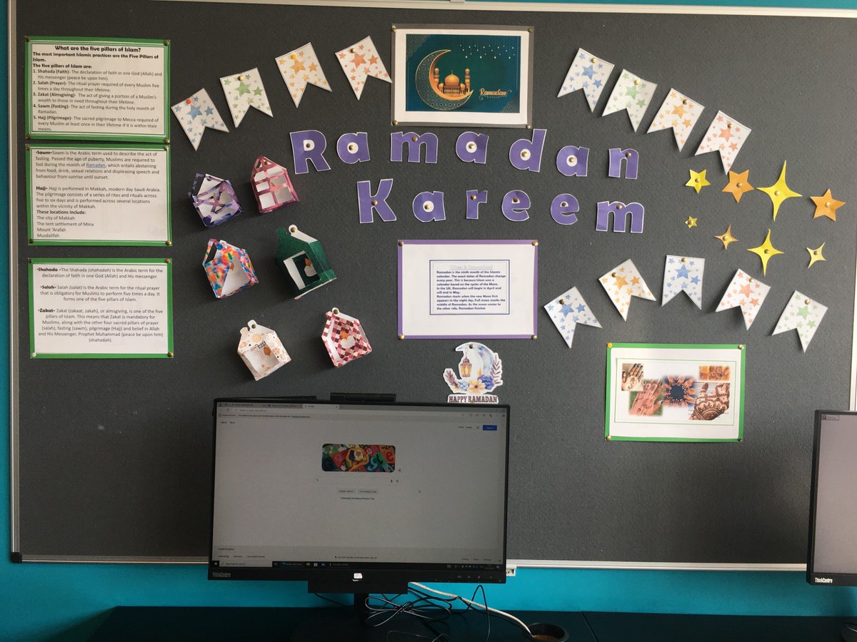 The team Jubilee Gardens have been busy creating this superb Ramadan display and hosting a fun craft afternoon. A huge thanks for all their efforts!