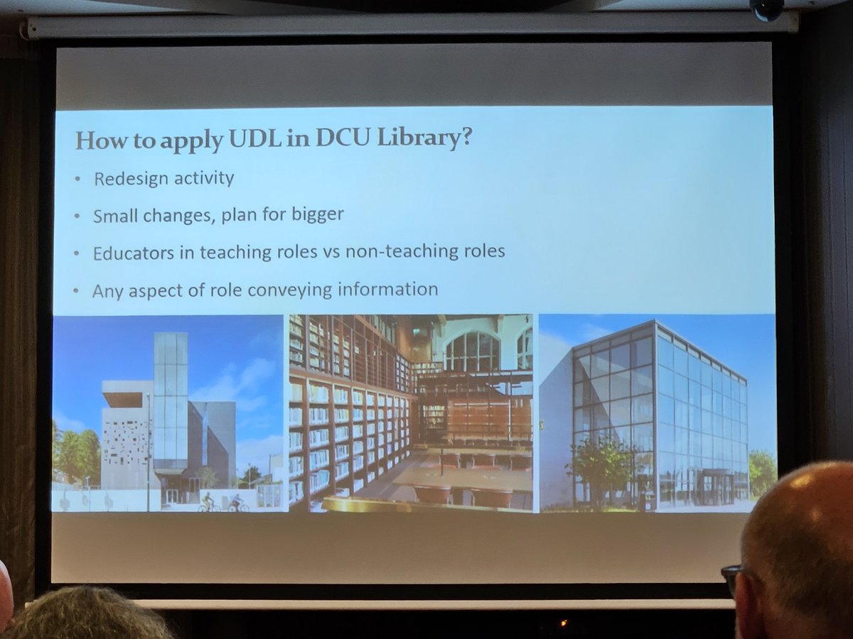 From @DCULIB Eilis discusses UDL, what her experience has been in learning about UDL to reduce barriers to enhance student experience outside the classroom. #ASL2024