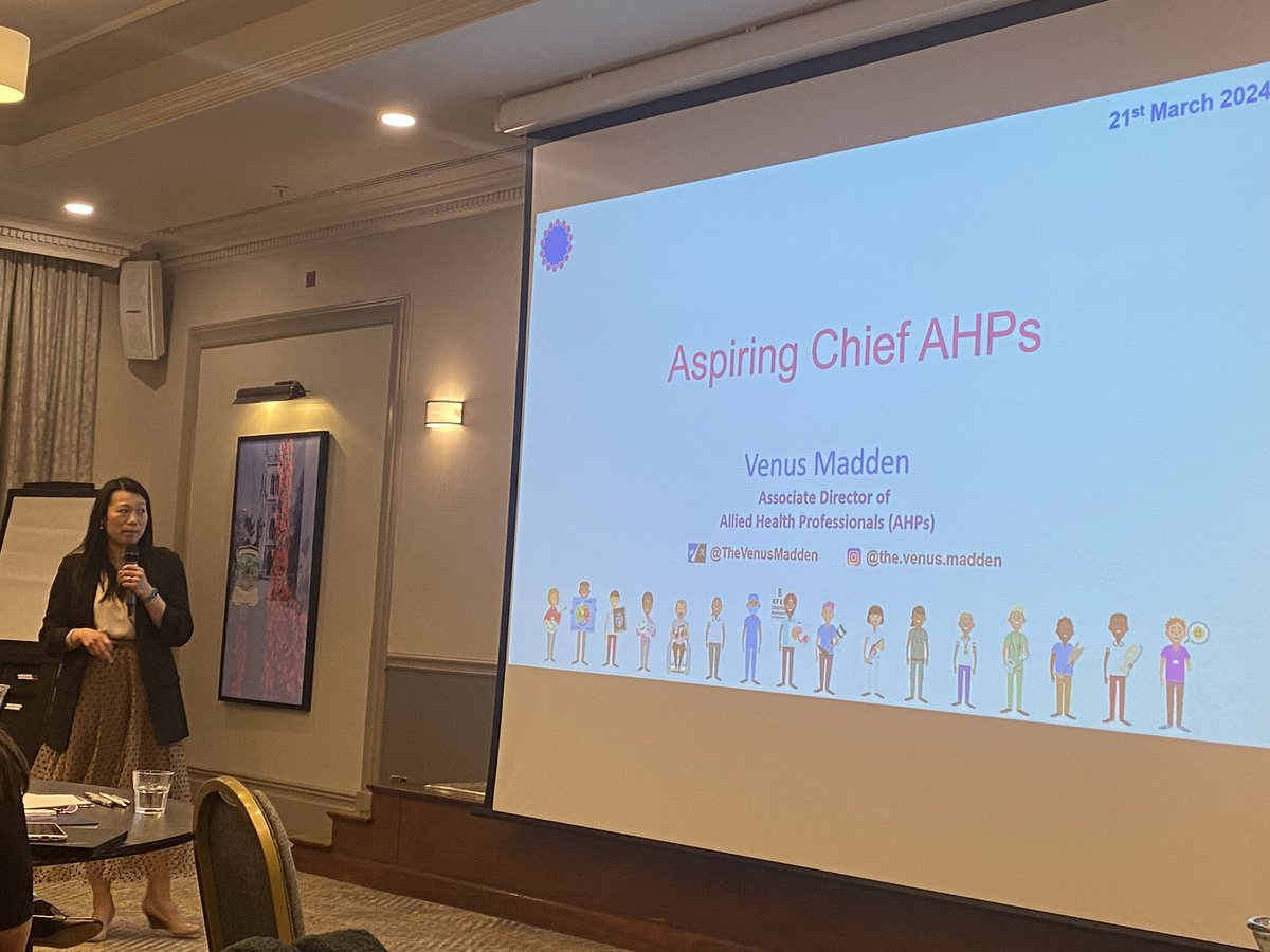 @TheVenusMadden shares her leadership journey with candour at our regional aspiring chief AHPs day @CPFT_NHS @NHSEastEngland @SuzanneRastrick @southernscampi