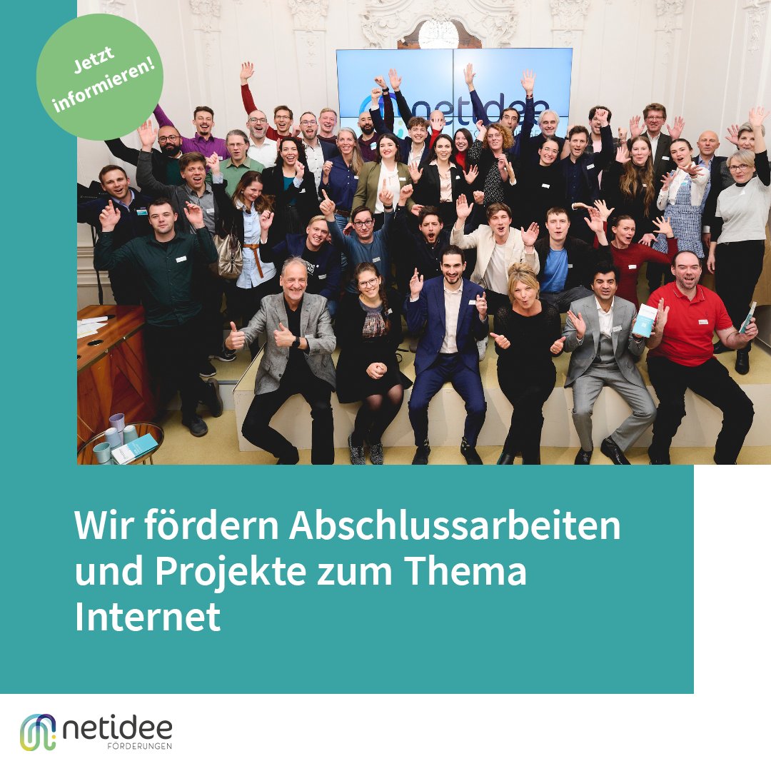 Du hast eine Idee, wie das Internet in Österreich besser, sicherer oder transparenter werden kann? Dann hol dir eine netidee Förderung für dein Projekt oder deine Uni-Abschlussarbeit! 🙌 Hol dir jetzt alle Infos! 👉 netidee.at/einreichen