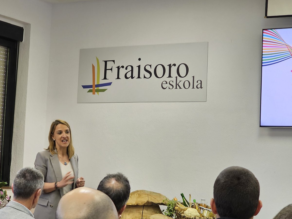Presentación en @FraisoroEskola de la Guía Práctica para abordar los Objetivos de Desarrollo Sostenible en Centros de Formación Profesional de Euskadi. #BasqueCountry2030