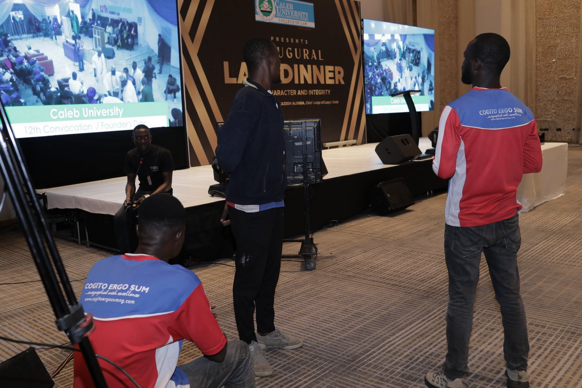 cogitoevents's tweet image. 🎥✨ Flashback to Caleb University&apos;s inaugural law dinner! Last year, we provided digital video coverage, plasma TVs, LED screens, and premium sound amplification, all exuding excellence.
#EventExcellence #CalebUniversity #SoundAndScreen #CogitoEvents #CogitoErgoSum
