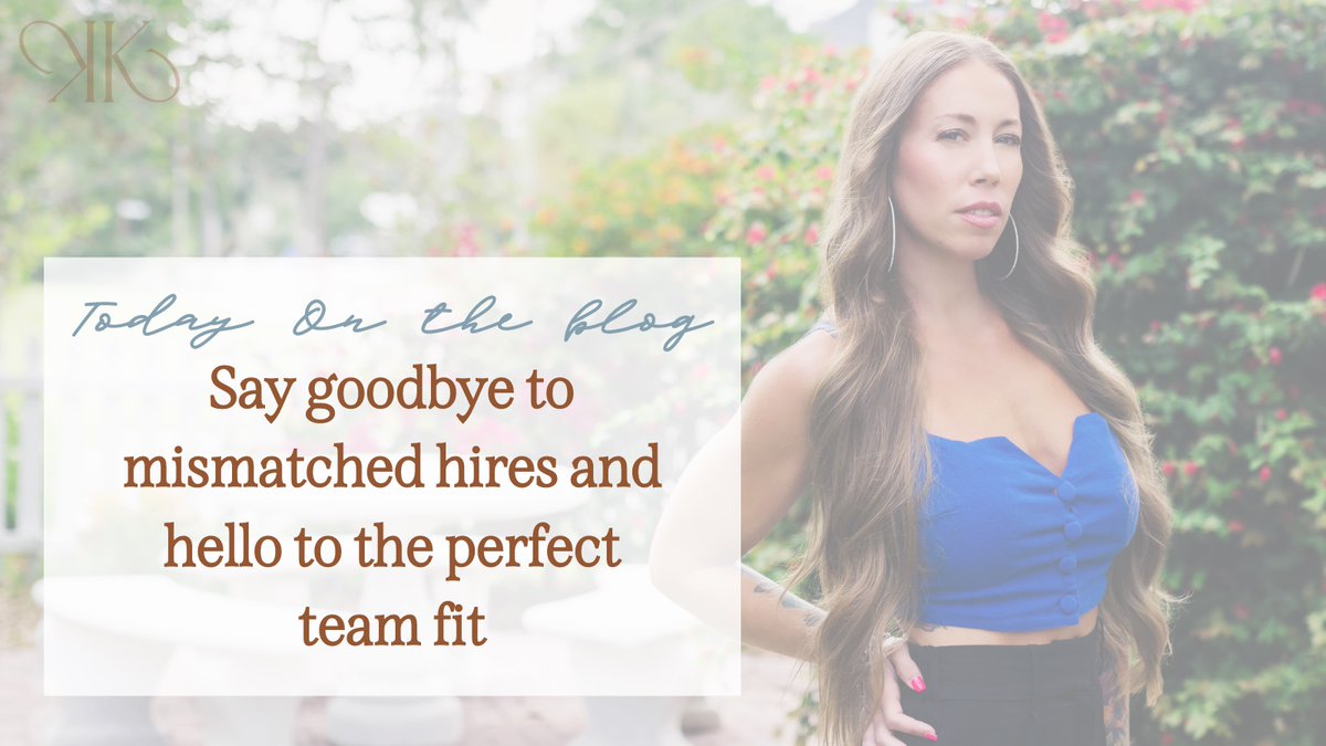 kelseakoenreich's tweet image. Hiring can be tough, trusting people with your business isn’t easy.

Today, I'm sharing my top tips after 12 years in the entrepreneurship game to help you navigate the hiring process like a pro- link in bio.

#momsinbusiness  #momboss #momfounder  #businesscoaching