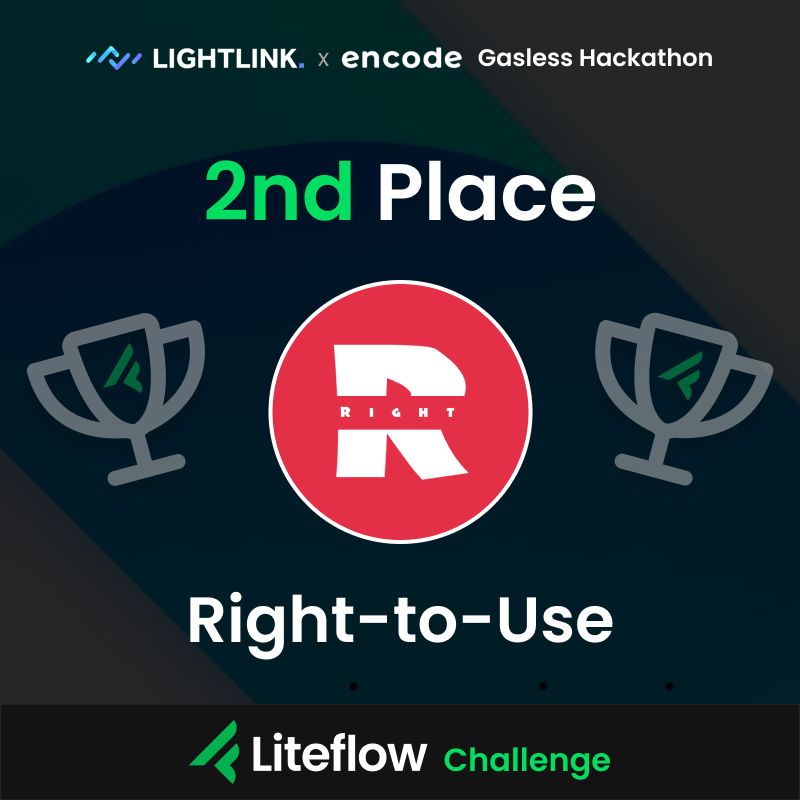Curious about the project that bagged the 2nd place and $500 + $24,000 of Liteflow Grants?🤩💰

Here’s the second winner of the Liteflow Challenge at <a href="/LightLinkChain/">LightLink ⛓️</a> x <a href="/encodeclub/">Encode Club</a> Gasless Hackathon. A big shoutout to <a href="/ArohMelitus/">Aroh Sunday Melitus</a> , <a href="/dio_nation/">Project Dio</a>  &amp; the team for their innovative