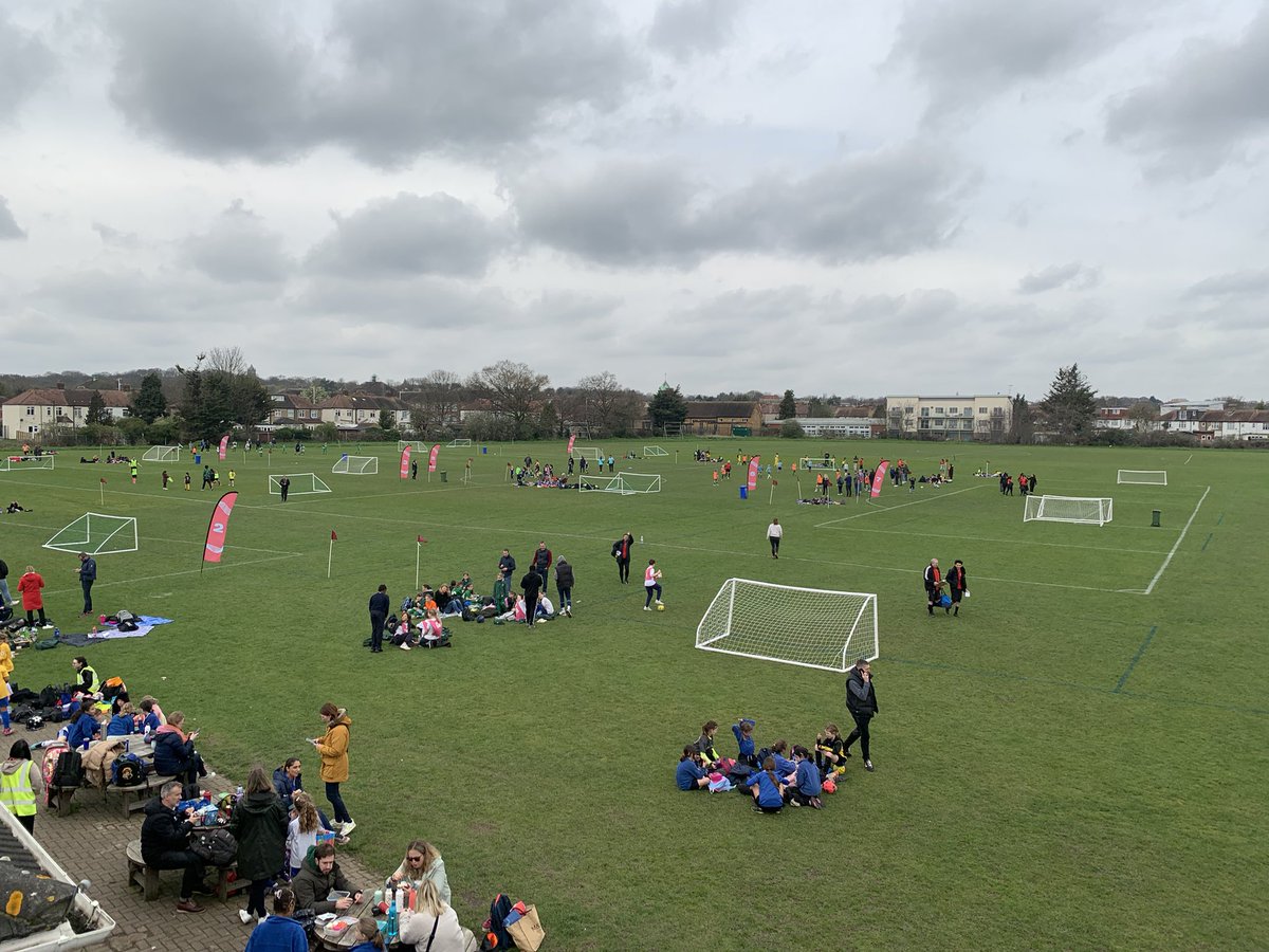 Great day for football today here @Bealoniansfc as we host Year 3/4 female football tournament for @LdnYouthGames @AmateurFA @EssexCountyFA #WeAreProud