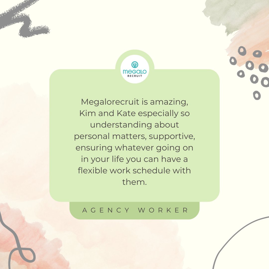 #MegaloRecruit #EarlyYears #AgencyWork
#PermanentPlacements #Recruitment #Feedback