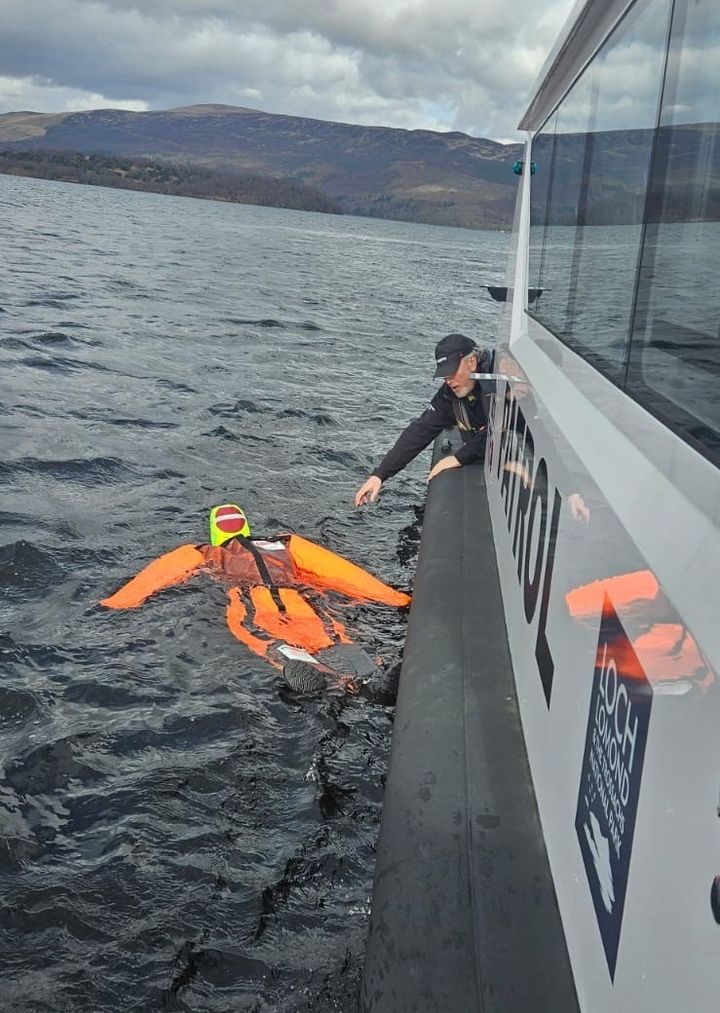 Thank you <a href="/PoliceScotland/">Police Scotland</a> for joining our Boat Team for person-overboard training earlier this week.  

We’re looking forward to working together this season to keep people safe in, on and by the water.