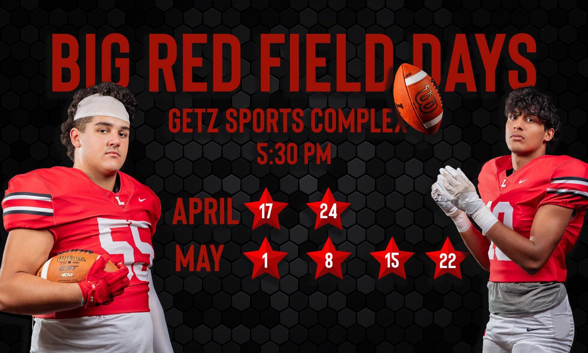 I will be showcasing my talents at our Big Red Field days, any coaches that are interested in seeing me throw in person, come to The Lawrenceville School and just let me know what dates work for you! #TCB
