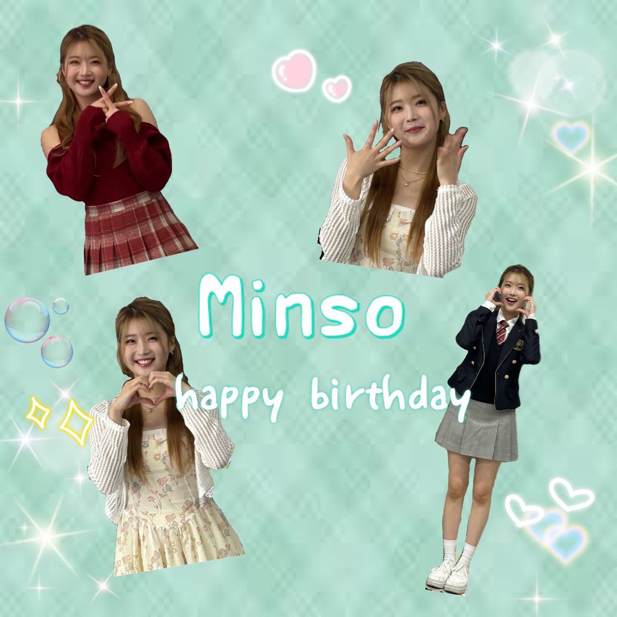 YUKILovekuuu's tweet photo. ミンソお誕生日おめでとう🎉🎂‼️これからも頑張ってね♪🫶💕
#Saturday #Minso #セロデイ #ミンソ https://t.co/NQHNKXSSbt