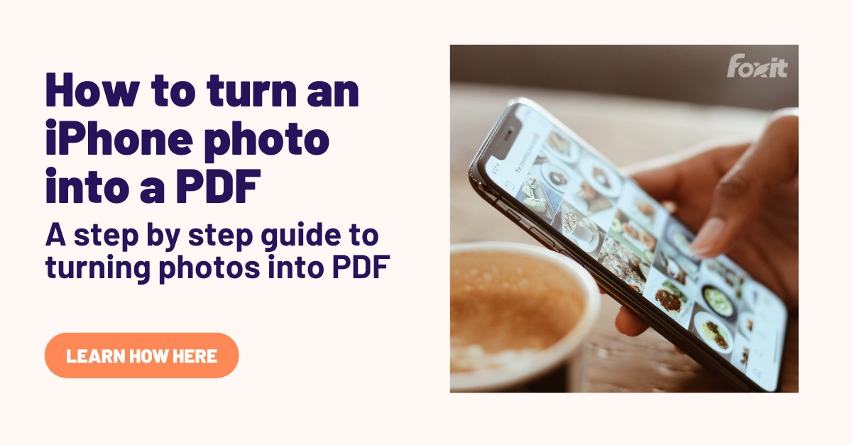 foxitsoftware's tweet image. Do you know how to turn an iPhone photo into a PDF?
Learn how and the many uses of turning your photos into PDFs: foxit.com/blog/how-to-tu…
#ConvertPDF #JPGtoPDF #PhototoPDF