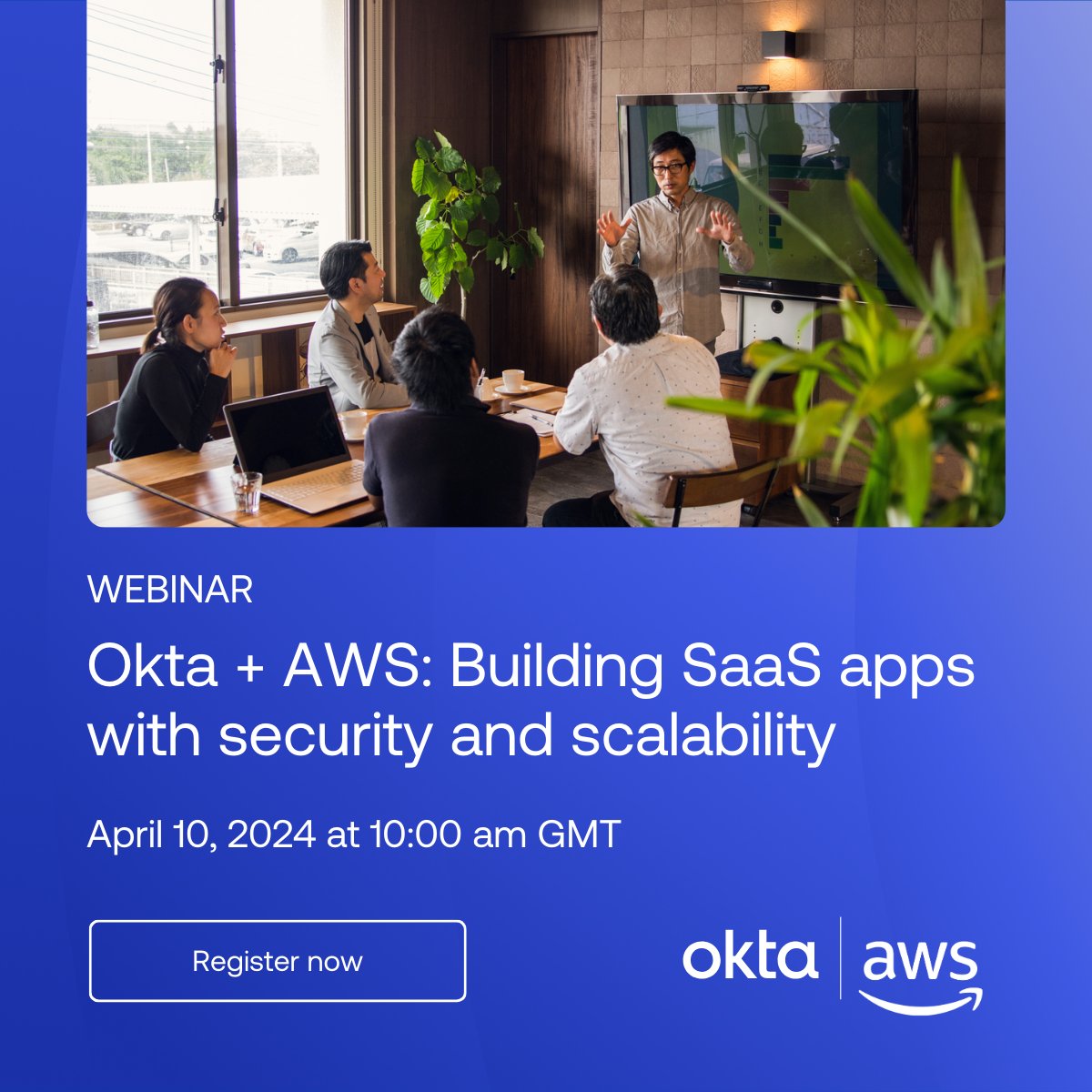 Emily_ITSec's tweet photo. Join Okta and AWS on April 10th for an enlightening webinar delving into the security, compliance, and scalability requirements of B2B customers. Elevate your B2B application services with expert insights. https://t.co/wdhVX6nEy4 https://t.co/s9aAof6NJN