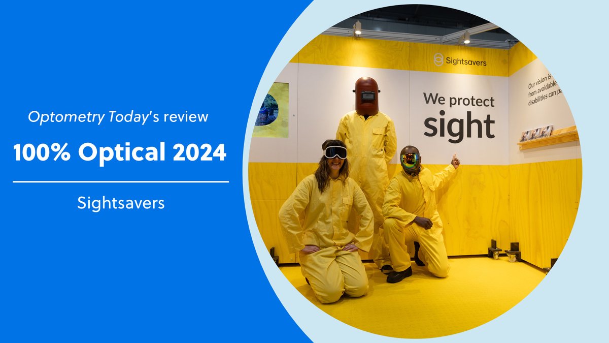At @100Optical @Sightsavers highlighted how vital it finds small organisations in supporting its global eye health mission. The charity is looking for small businesses who can lend their support them without making a large financial commitment. Read 👉ow.ly/tiwr50QYBKM #OT
