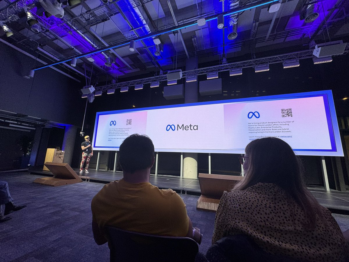 lukefry's tweet photo. Awesome design systems event @Meta the other night with @intodsconf highly recommend, if your not part of the online community - join up! 1000+ were involved. Shout out to @svorklab and Andressa Lombardo for organising, doing great things! 

Also great bumping into @zander_supafast 

#intodesignsystems 

https://t.co/M4njC6UuUm
