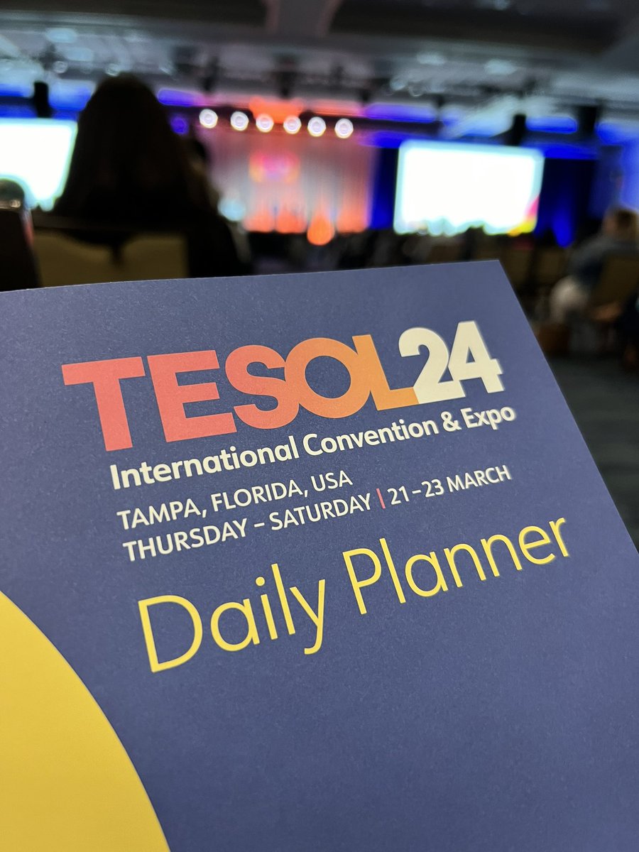 Excited to be attending #TESOL2024! Looking forward to engaging sessions, insightful discussions, and connecting with fellow educators passionate about supporting #multilinguallearners.
#AssetMindset
#YesTheyCan
<a href="/gcschools/">Greenville County Schools</a> <a href="/TanyaFrancaESOL/">Tanya Franca</a>