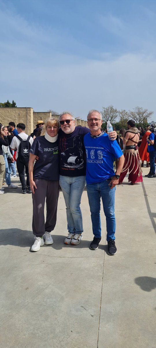 Con dos super cracks del teatro grecolatino <a href="/silviazarco72/">SilviaZarco</a> y <a href="/pepluque/">José Luque Camero</a> en Itálica.