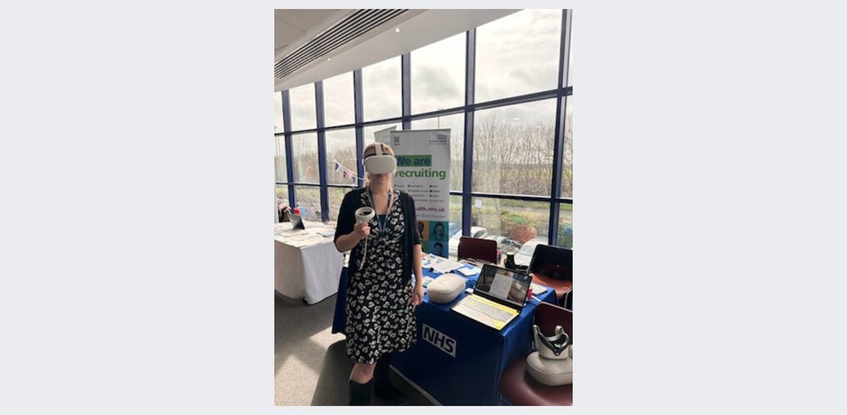 OHFTCareers's tweet photo. We are enjoying sharing the Virtual Reality (VR) headset experience at our final day at the #OxLEP Kassam Conference Centre with students from across the country in #Oxfordshire!
#OneOHFT #NHSJobs #FutureTalent #CF2024 #FutureWorkforce #Apprenticeship #OxLEP #CareersFest https://t.co/LeKhCtrRB6