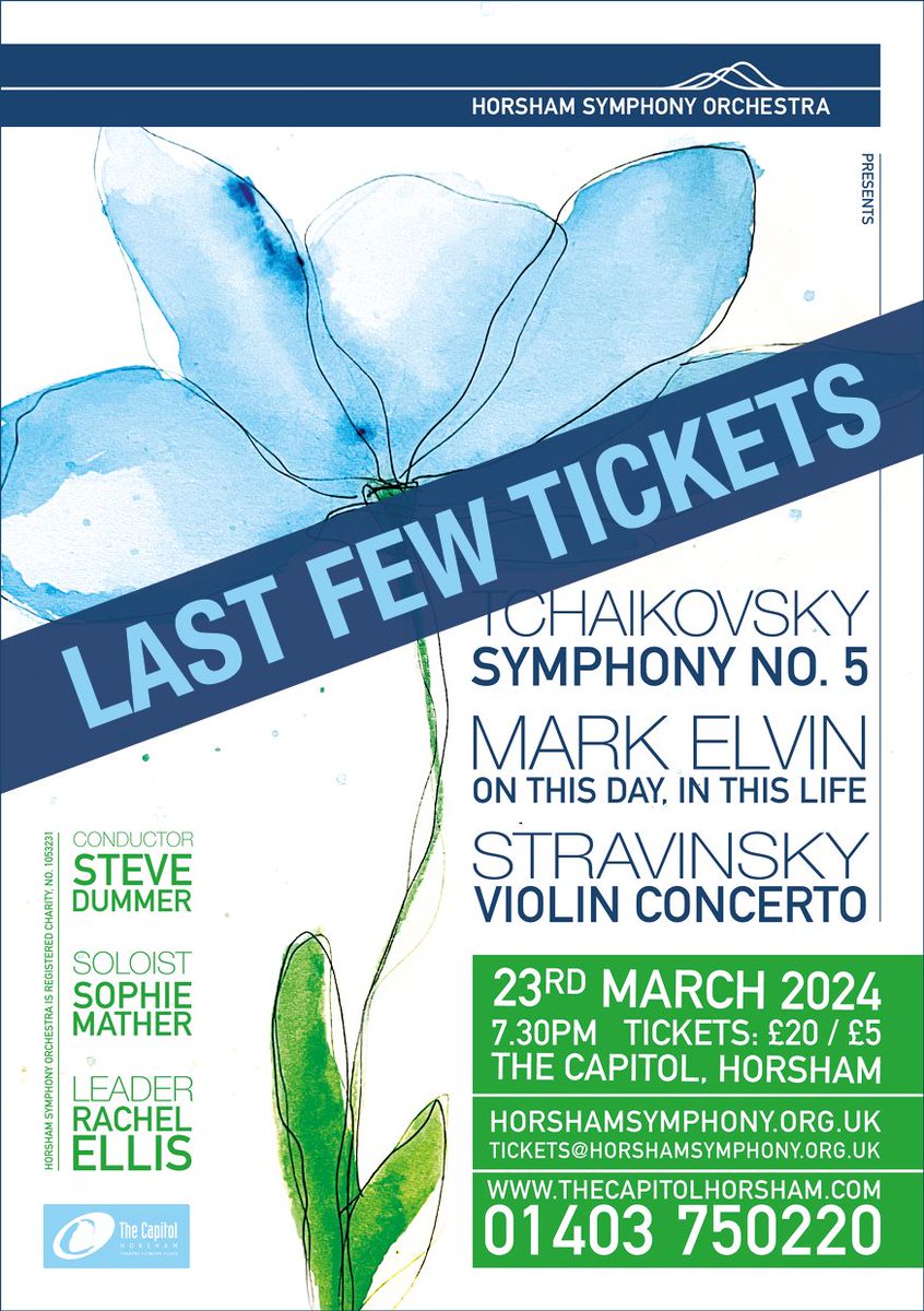 Don't miss it! Last few tickets for this Saturday's concert at <a href="/CapitolHorsham/">The Capitol Horsham</a> : thecapitolhorsham.com/whats-on/all-s… <a href="/VisitHorsham/">Visit Horsham</a> <a href="/HorshamDC/">Horsham District Council</a>  <a href="/MakingMusic_UK/">Making Music UK</a> <a href="/SussexLifeMag/">Sussex Life</a> <a href="/wscountytimes/">West Sussex County Times</a> <a href="/EventsClassical/">Classical Events</a>