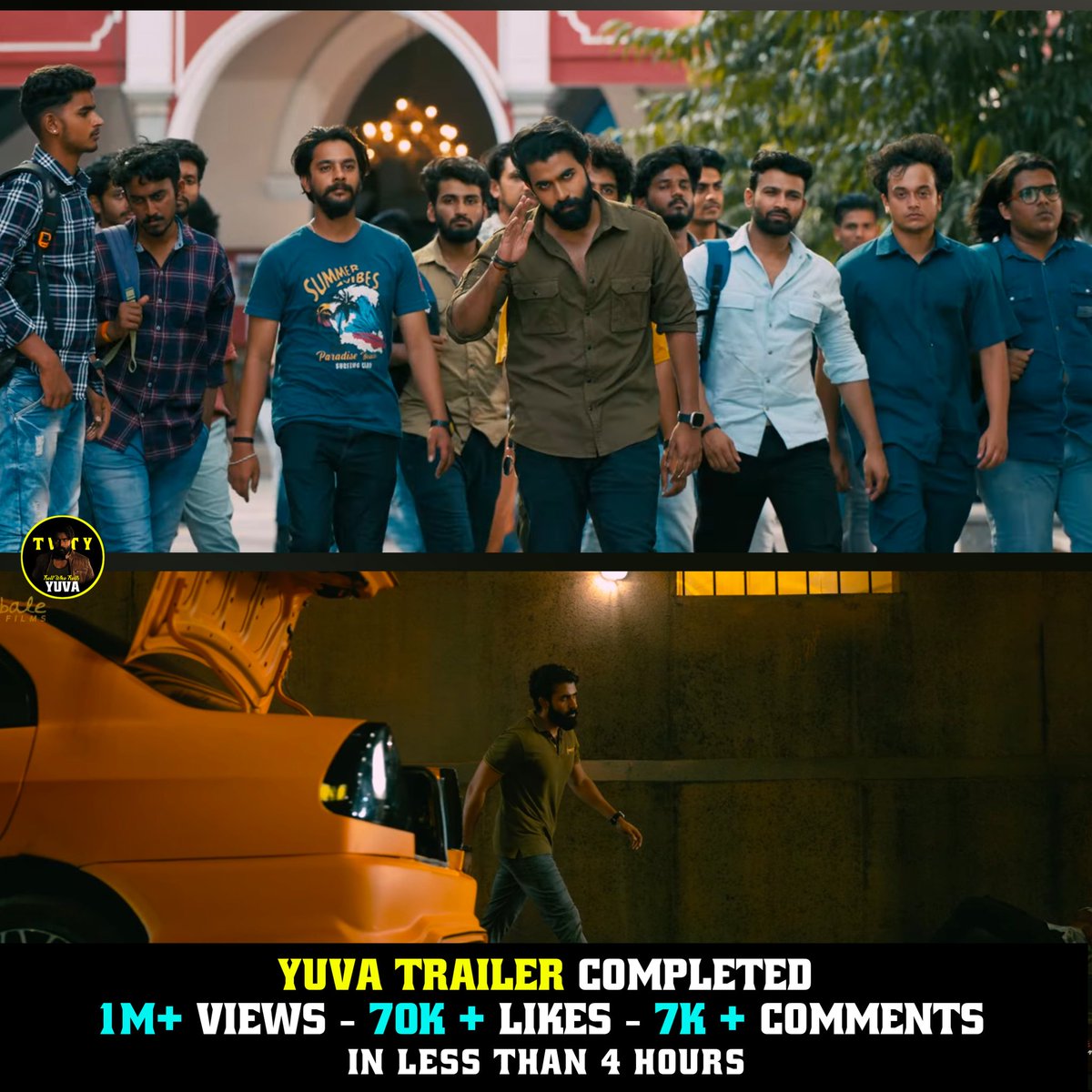 This Is Huge For An Debutant In Kfi ...🤯🔥

Still Lot More To Come 🤙🤫
This Is Just A Beginning!!

Yuva Has Just Now Started Hunting Season 🔥🔥

#Yuvarajkumar 
#Yuva #YuvaTrailer
#santhoshananddram #sapthamigowda 
#hombalefilms  
#yuvaonmarch29
#Trollwhotrollsyuva