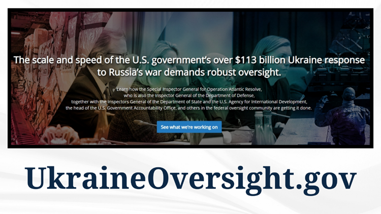 ICYMI: UkraineOversight.gov is now available as a tool for you to use – access all the latest information about our #oversight work on U.S. security, economic, humanitarian, and other assistance for #Ukraine. @DoD_IG @USAID_OIG @USGAO