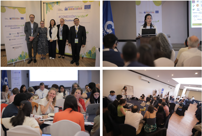 ALINVESTVerde's tweet photo. 🌿✨ Celebramos con éxito #CONEXIÓNVerde Guatemala 2024

El evento anual del #Componente1 fue un poderoso recordatorio del compromiso con la #sostenibilidad

Diálogo e intercambio para fortalecer el apoyo del sector privado hacia una transición más verde 
#SOMOSALINVESTVerde https://t.co/PTXrvZjMsM