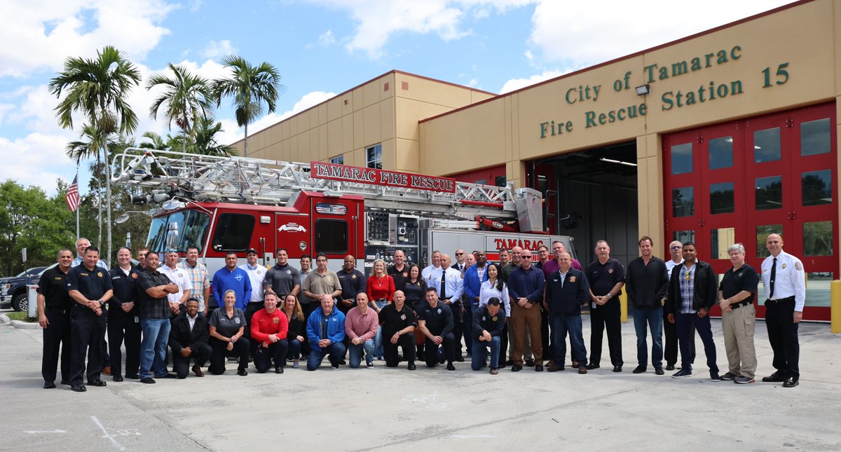 Another successful ESLI class, Marketing Fire &amp; EMS, hosted at City of Tamarac Fire Rescue Department. Thank you to the host department and instructors for making the Broward Series possible - we appreciate your support of this program and the FFCA!