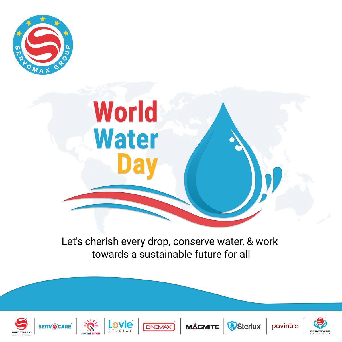 ServomaxLimited's tweet photo. Happy #WorldWaterDay! Let's cherish every drop, conserve #water, &amp; work towards a #sustainablefuture for all.

#WaterAction #जल #WaterforPeace #WaterIsLife #SaveOurPlanet #ResponsibleCitizenship #WaterEcosystems #NatureProtection #Biodiversity
 
#SERVOMAX #SERVOMAXLimited https://t.co/6oYFHHLTl2