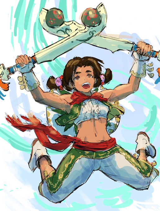 Sketch.                               Final. #StreetFighter6 #SF6 