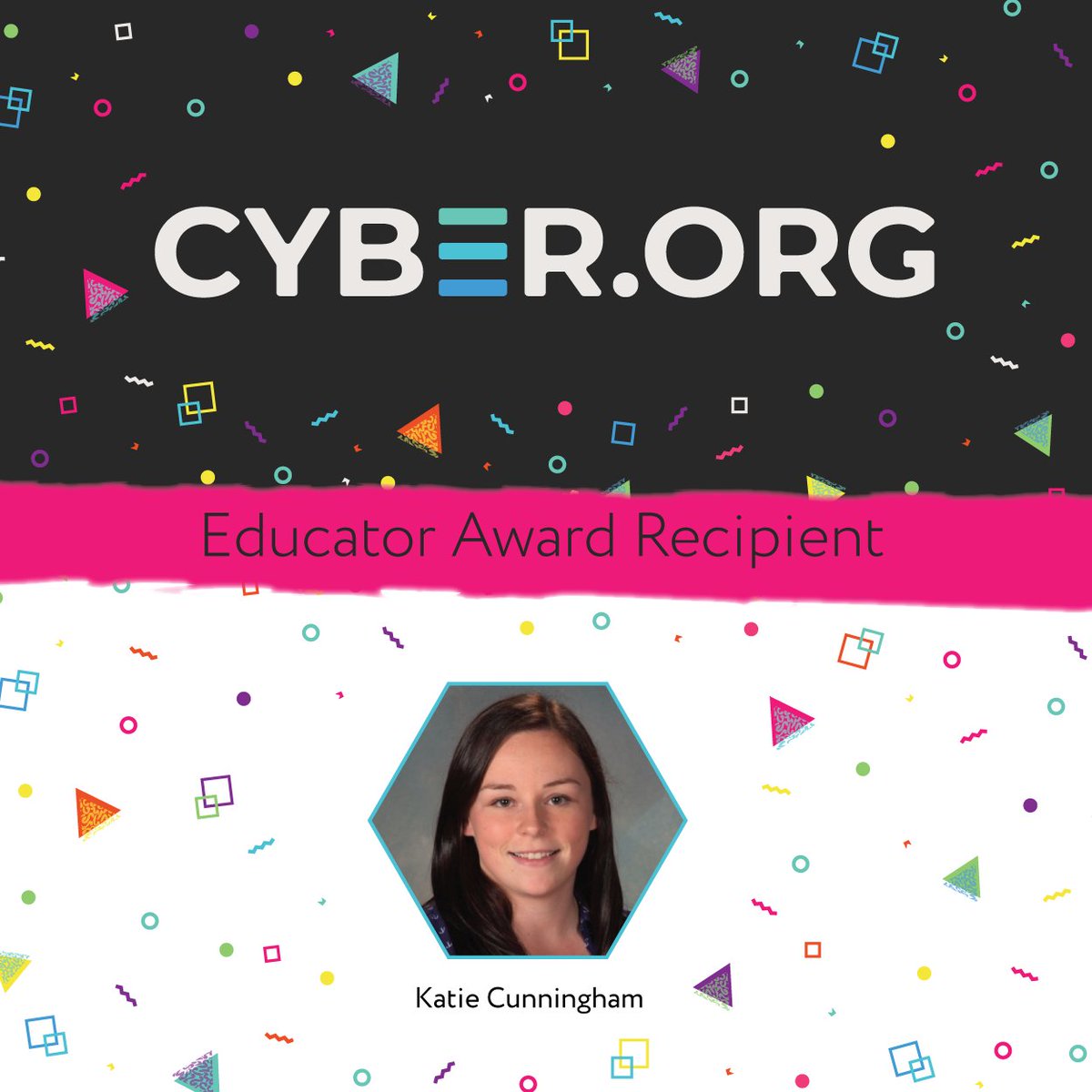 What an incredible honor it is to be named as one of the <a href="/cyber_dot_org/">CYBER.ORG</a>  Educator Award Winners! Read more about the innovative things I'm doing in my classroom here: bit.ly/edawards24. Celebrate with me this June 15-17 at #CyberEdCon24 presented by <a href="/CISA/">Christian Spanish CR</a>!