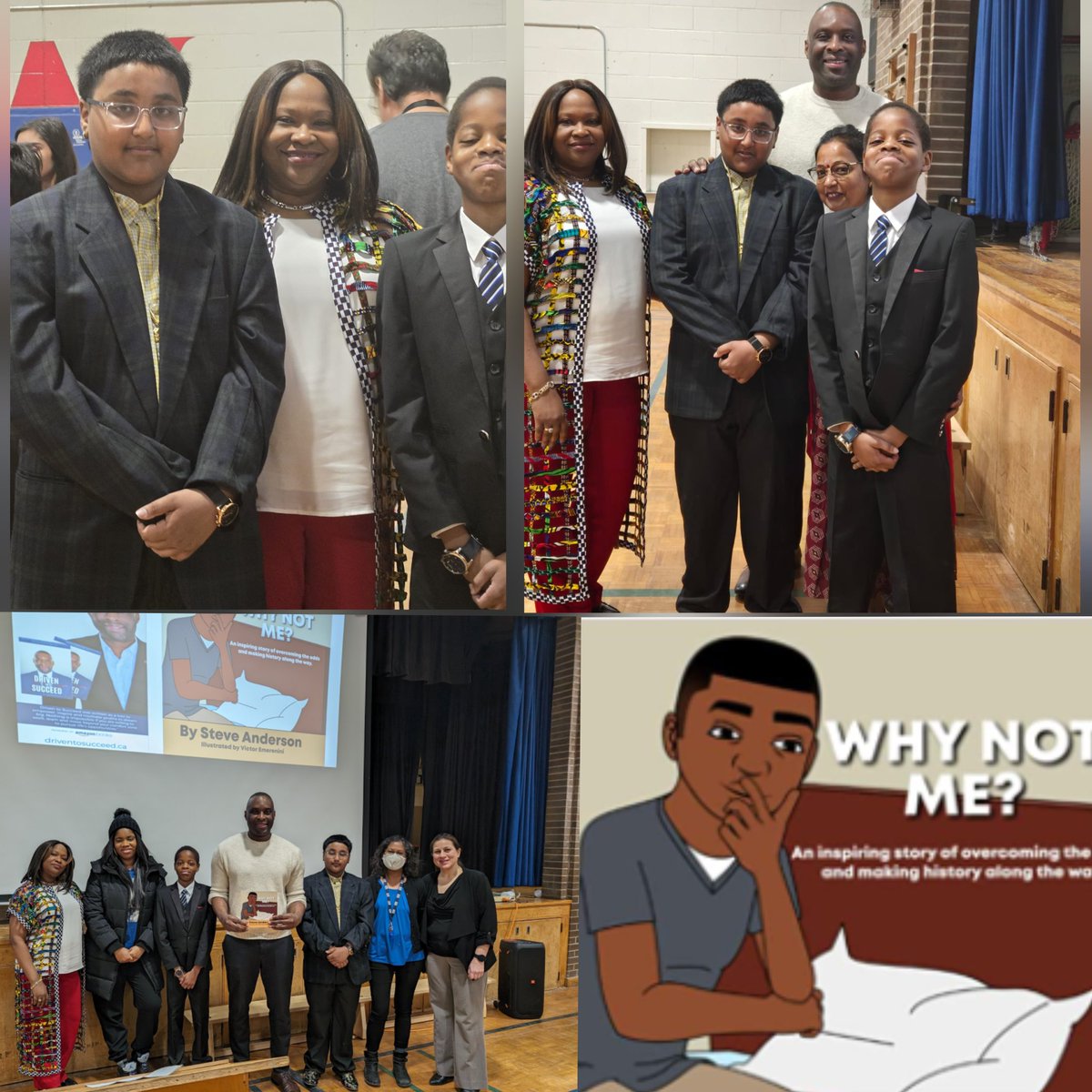 It is better to give than receive!! The proof is in the pictures. Special thanks to Vice Principal, Simone Stewart for the opportunity to share my story and provide hope and inspiration for the next generation of leaders!!  driventosucceed.ca.